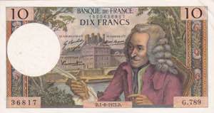 France, 10 Francs, 1972, ... 
