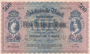 Germany, 500 Mark, 1922, ... 