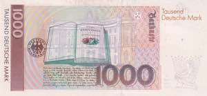 Germany - Federal Republic, 1.000 Deutsche ... 