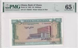 Ghana, 10 Shillings, ... 