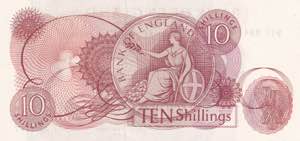 Great Britain, 10 Shillings, 1966/1970, UNC, ... 