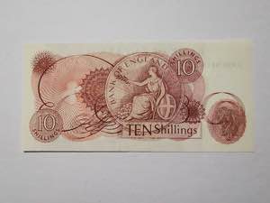 Great Britain, 10 Shillings, 1960, UNC, p373c