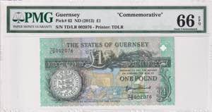 Guernsey, 1 Pound, 2013, ... 