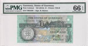 Guernsey, 1 Pound, 2016, ... 