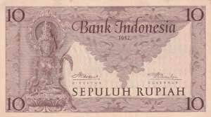 Indonesia, 10 Rupiah, ... 