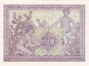Algeria, 20 Francs, 1945, UNC, p92