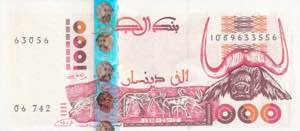 Algeria, 1.000 Dinara, ... 
