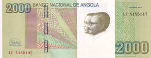 Angola, 2.000 Kwanzas, ... 