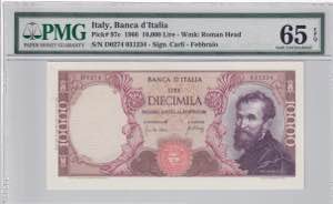 Italy, 10.000 Lire, ... 