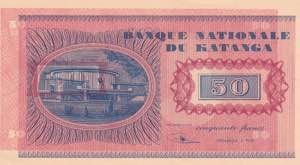 Katanga, 50 Francs, ... 