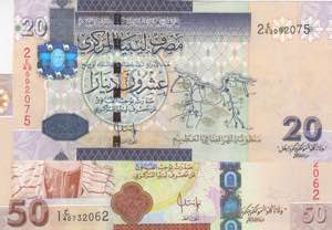 Libya, 20-50 Dinars, ... 