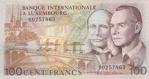 Luxembourg, 100 Francs, ... 