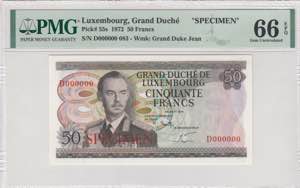 Luxembourg, 50 Francs, ... 