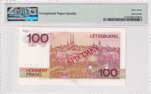 Luxembourg, 100 Francs, 1980, UNC, p57s, ... 
