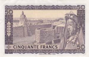 Mali, 50 Francs, 1967, AUNC, p6