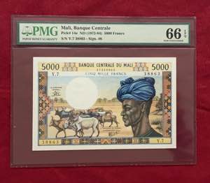 Mali, 5.000 Francs, ... 