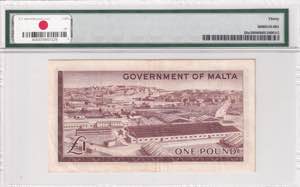 Malta, 1 Pound, 1949, VF, p26a