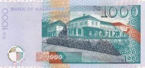 Mauritius, 1.000 Rupees, 2017, AUNC, p63d
