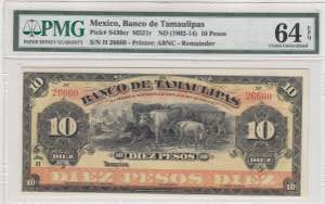 Mexico, 10 Pesos, ... 