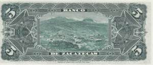 Mexico, 5 Pesos, 1891-1914, UNC, pS475r, ... 
