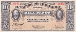 Mexico, 10 Pesos, 1915, ... 