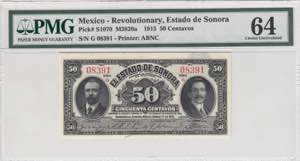 Mexico, 50 Cenvatos, ... 