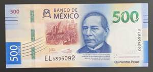 Mexico, 500 Pesos, 2019, ... 
