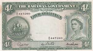 Bahamas, 4 Shillings, ... 