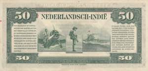 Netherlands Indies, 50 Gulden, 1943, XF, p116