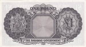 Bahamas, 1 Pound, 1953, UNC, p15b