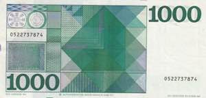 Netherlands, 1.000 Gulden, 1972, VF(+), p94a