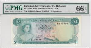 Bahamas, 1 Dollar, 1965, ... 