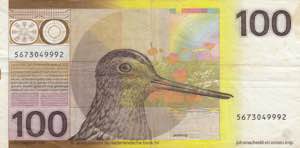 Netherlands, 100 Gulden, 1977, VF, p97a
