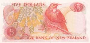 New Zealand, 5 Dollars, 1977/1981, UNC, ... 