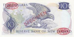 New Zealand, 10 Dollars, 1967, UNC, p166as, ... 