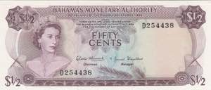Bahamas, 50 Cents, 1968, ... 