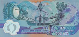 New Zealand, 10 Dollars, 2000, AUNC, p190a