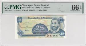 Nicaragua, 25 Centavos, ... 