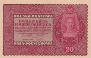 Poland, 20 Marek, 1919, ... 