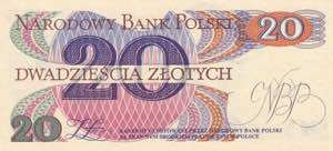 Poland, 20 Zlotych, 1982, UNC, p149