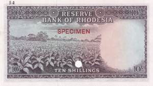 Rhodesia, 10 Shillings, 1964, UNC, p24cts, ... 