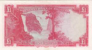 Rhodesia, 1 Pound, 1964, XF, p25c