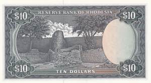 Rhodesia, 10 Dollars, 1975, UNC, p33i