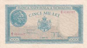 Romania, 5.000 Lei, ... 
