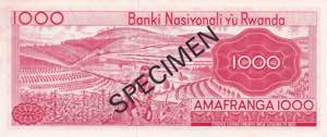 Rwanda, 1.000 Francs, 1971, UNC, p10bs, ... 