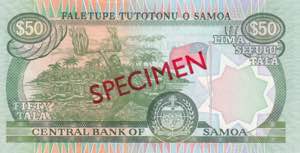 Samoa, 50 Tala, 2006, UNC, p36s, SPECIMEN