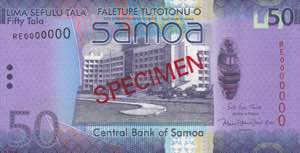 Samoa, 50 Dollars, 2017, ... 