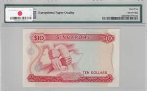 Singapore, 10 Dollars, 1973, UNC, p3d