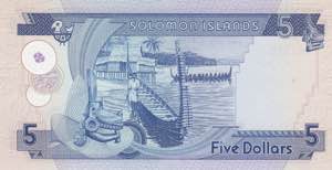 Solomon Islands, 5 Dollars, 1977, UNC, p6b