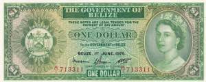 Belize, 1 Dollar, 1975, ... 